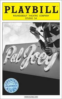 Pal Joey Limited Edition Official Opening Night Playbill 